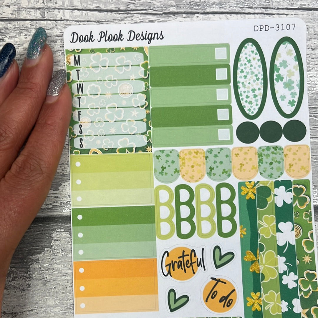 Cara - St Patricks Day - functional planner stickers (DPD3107)