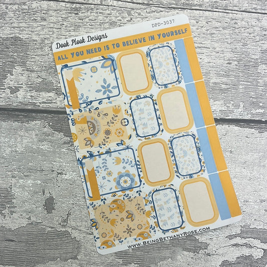 Helena - boxes planner journal stickers (DPD3037)