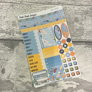 Koi Carp - functional Journal planner stickers (DPD3028)