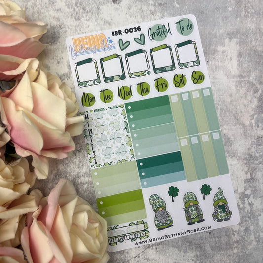 Niamh - St Patricks Day functional planner stickers (BBR-0036)