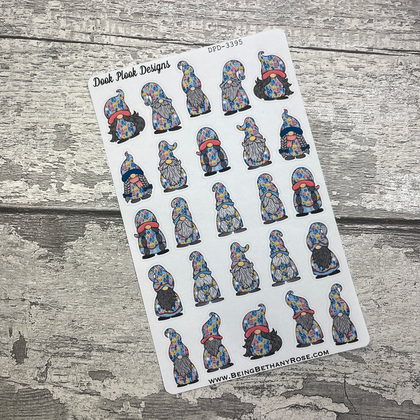 Evelyn - Christmas Village - Gonk Character Stickers Mixed (DPD-3395)