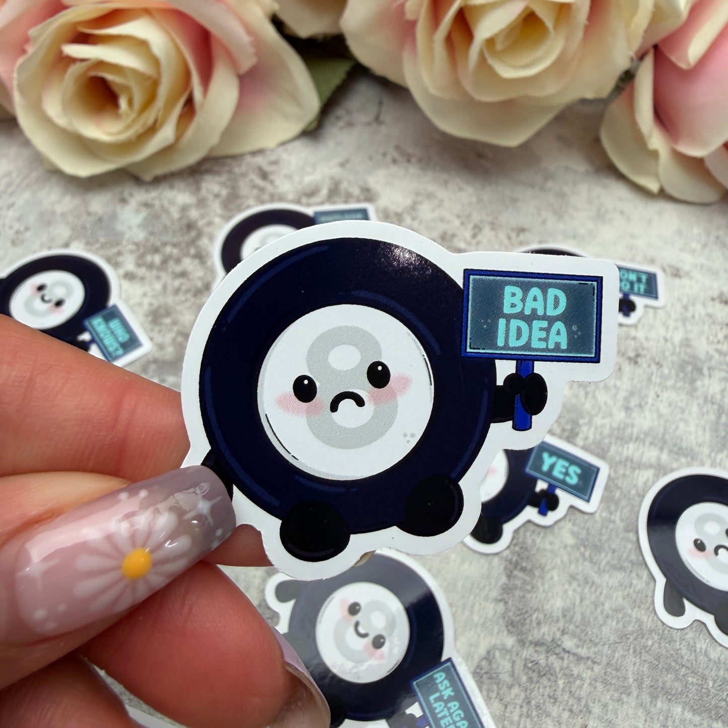 Mystic 8 ball prophecy - vinyl sticker (LLU019-30)