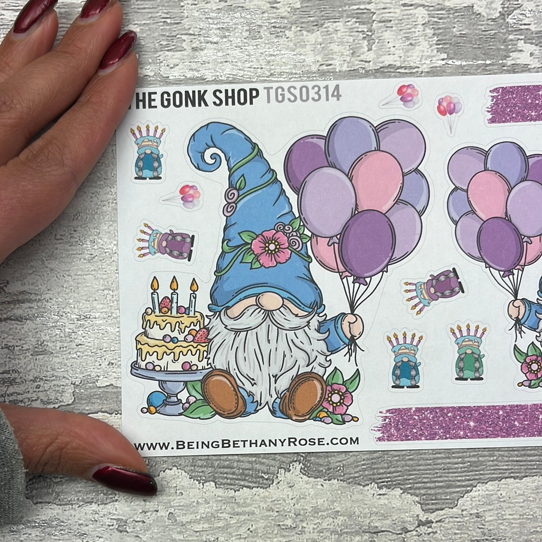 Birthday Celebration Gonk Stickers (TGS0314)