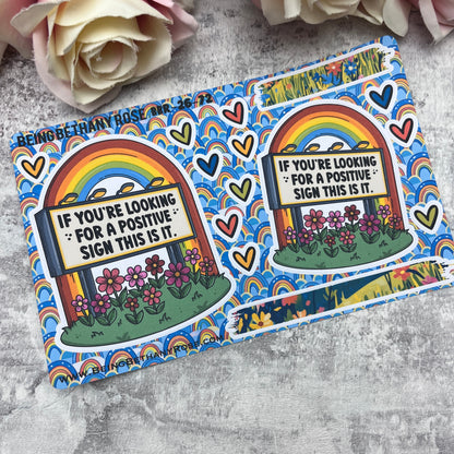 If you're looking for a positive sign sticker kit (KIT26072)