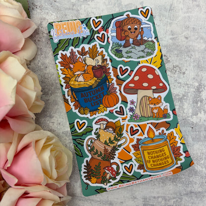 Happy Mail Club Sheet - Autumn Scenes - (PSS- 0019)