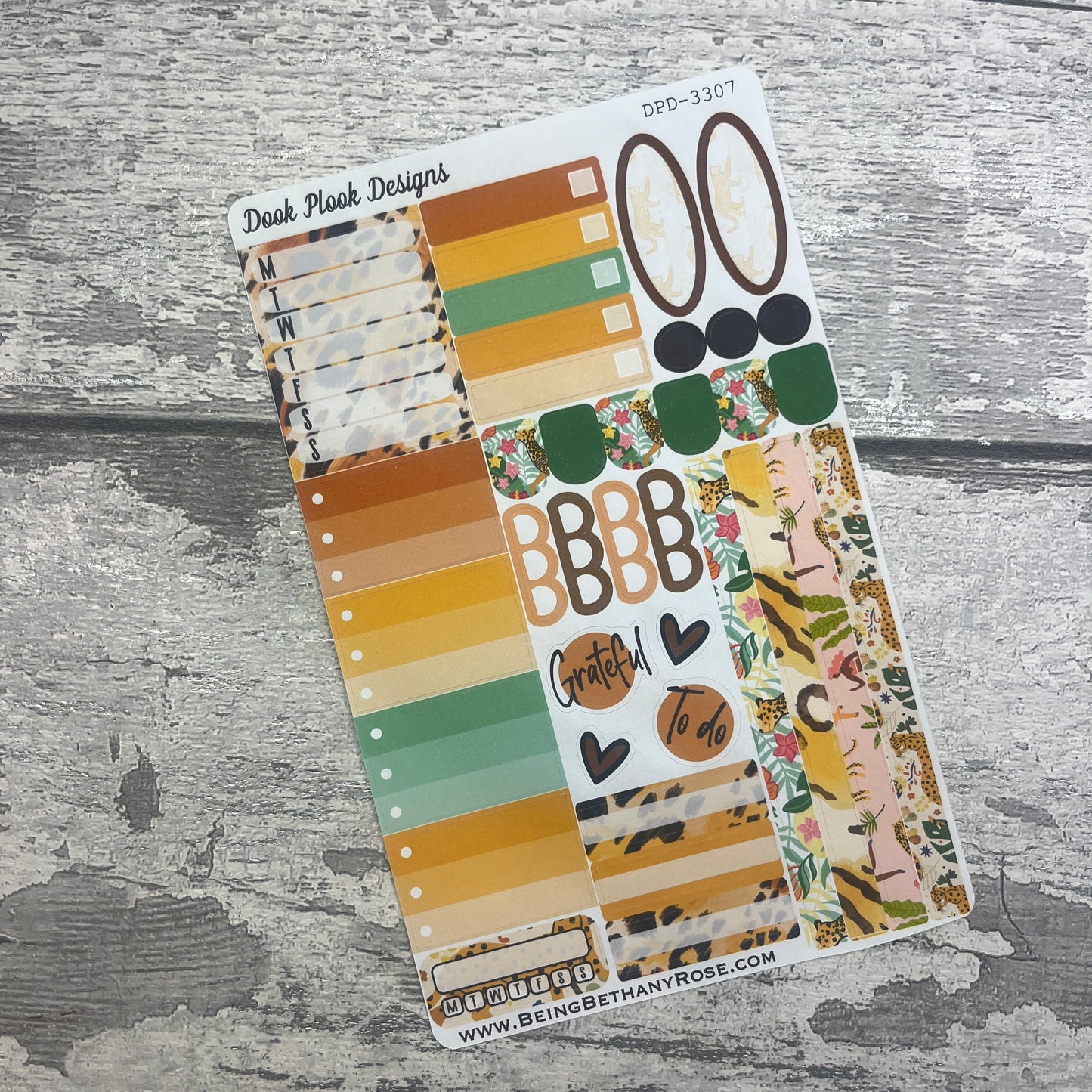 Anya Leopard Gonk functional planner stickers (DPD3307)