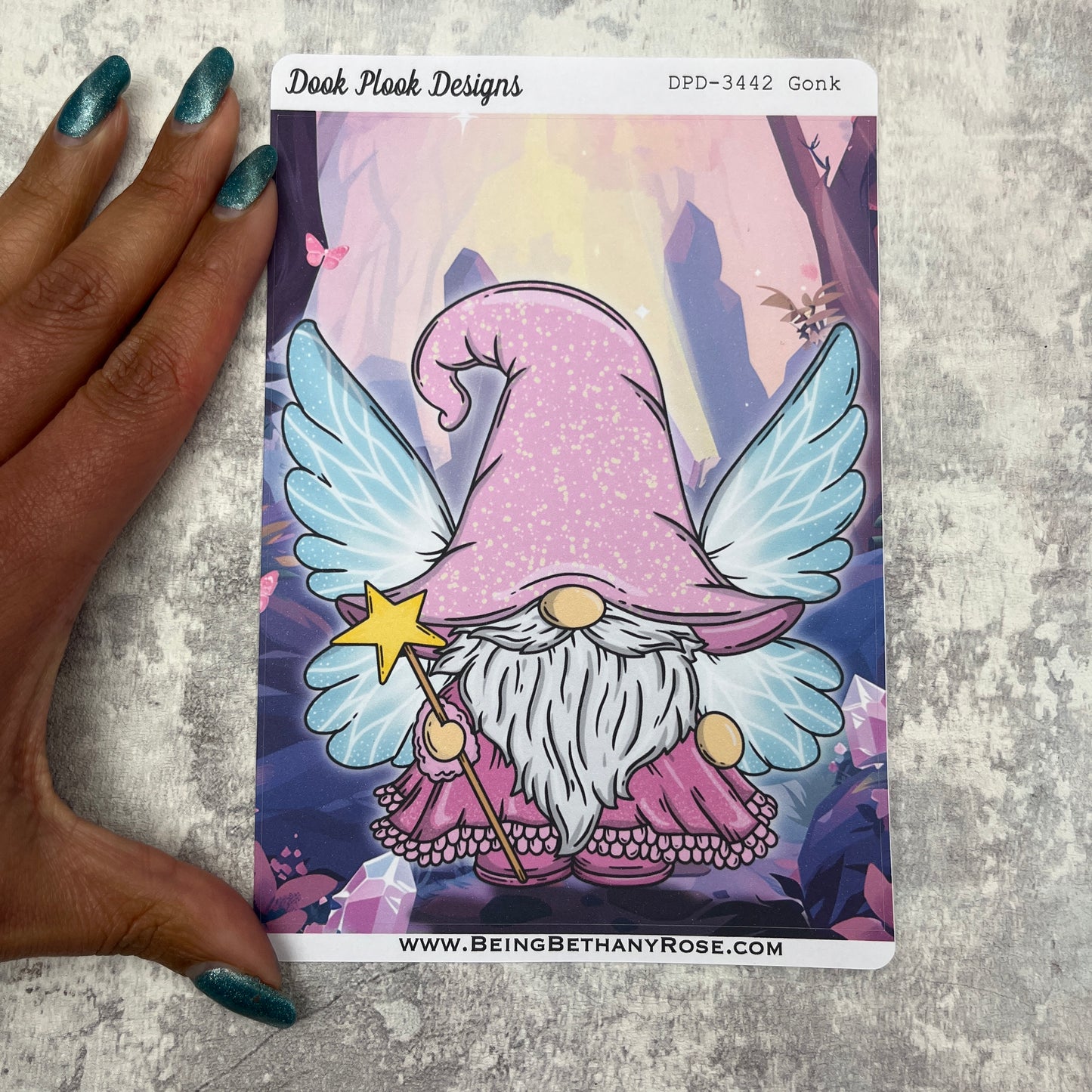 Large Cover Page ' June 2.0'  Shay Fairy Magic Sticker (DPD3442)