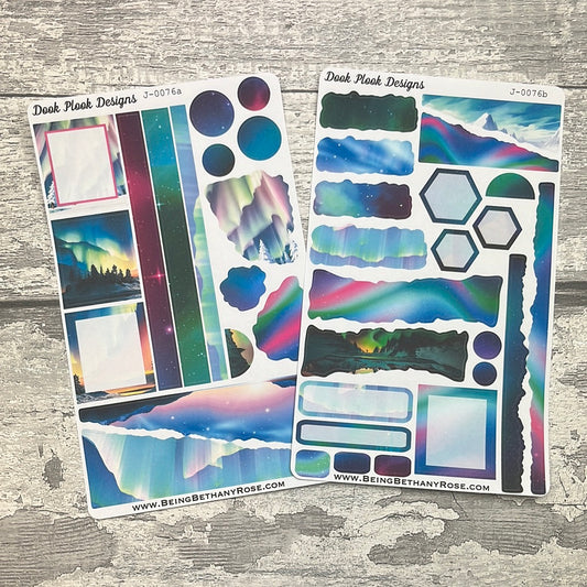 Scrap Journalling - Aurora Storm (J0076)