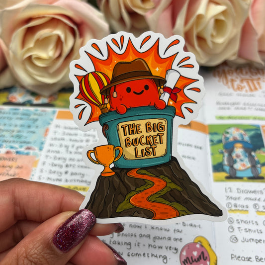 (0138) The BIG Bucket List - vinyl sticker