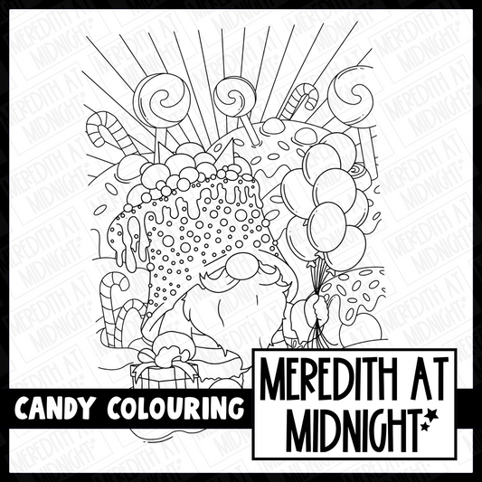 Candy - Colouring Page *INSTANT DOWNLOAD*