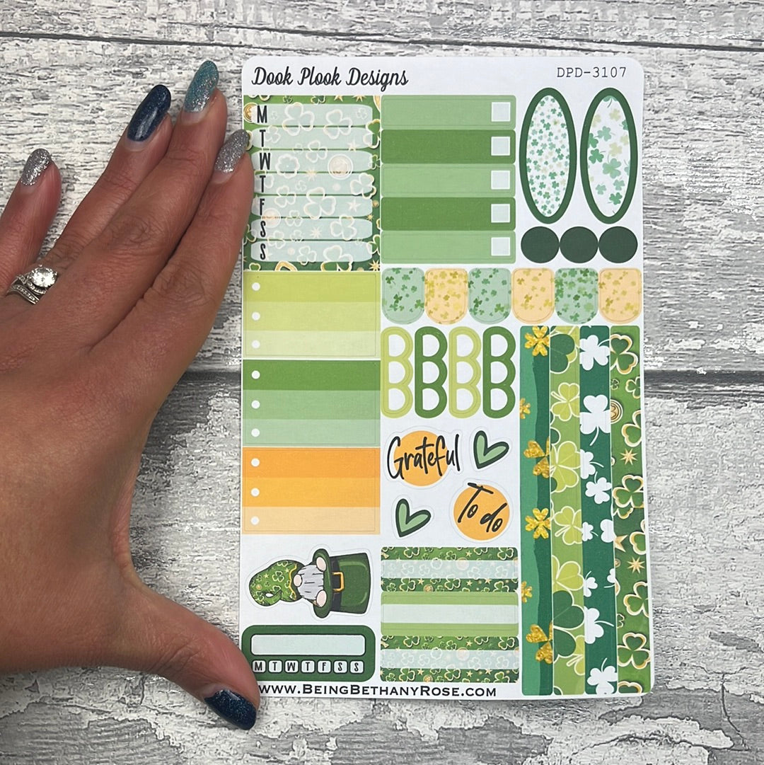 Cara - St Patricks Day - functional planner stickers (DPD3107)