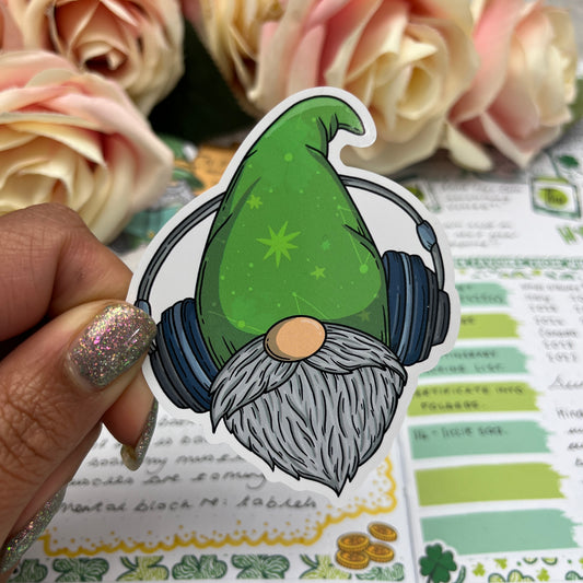 (058) Music Headphone Gonk - vinyl sticker