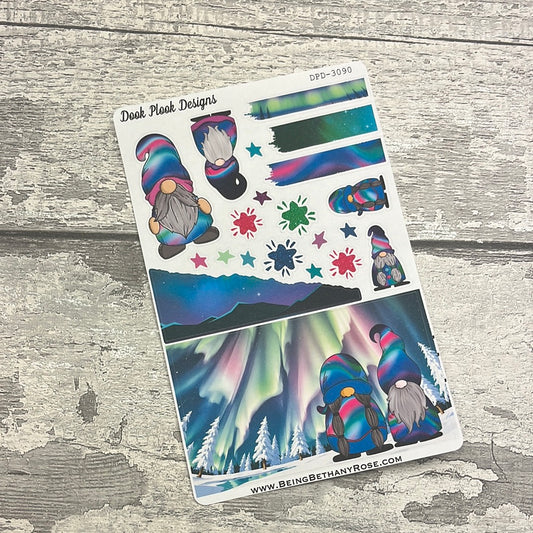 Aurora Storm - Northern Lights journalling planner stickers (DPD3090)