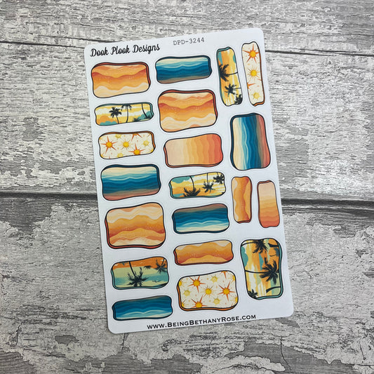Lana Hand drawn box stickers (DPD3244)