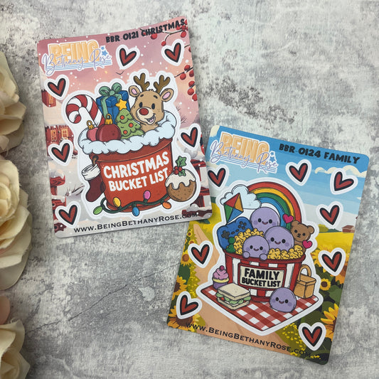 Christmas / Family Bucket List Stickers (BBR0121)