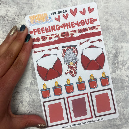 Beau Valentines Gonk journalling planner stickers (BBR-0028)