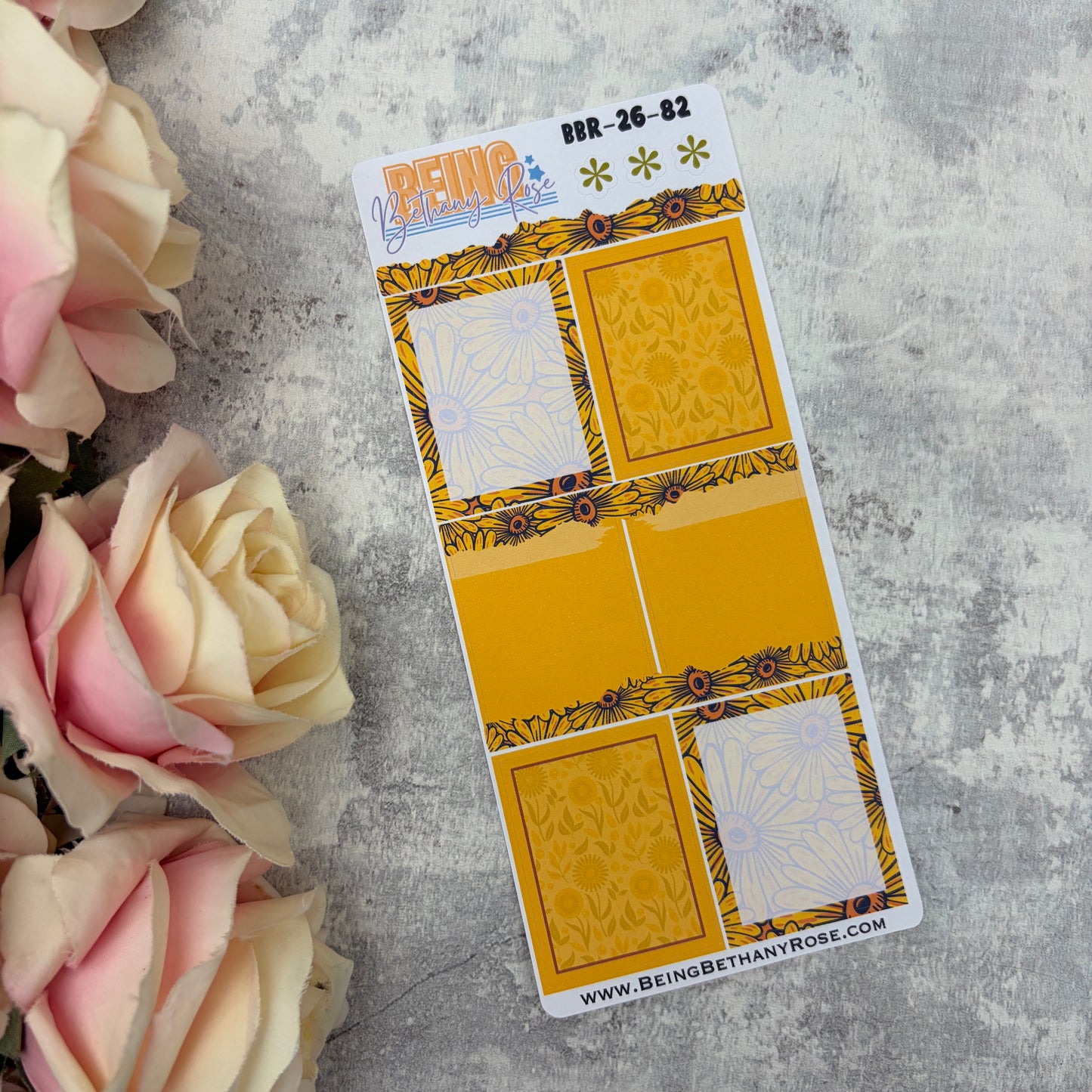 Look for the lovely sunflower sticker kit (KIT2682)