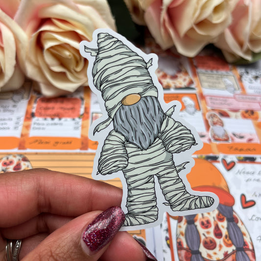 (0142) Mummy Halloween- vinyl sticker