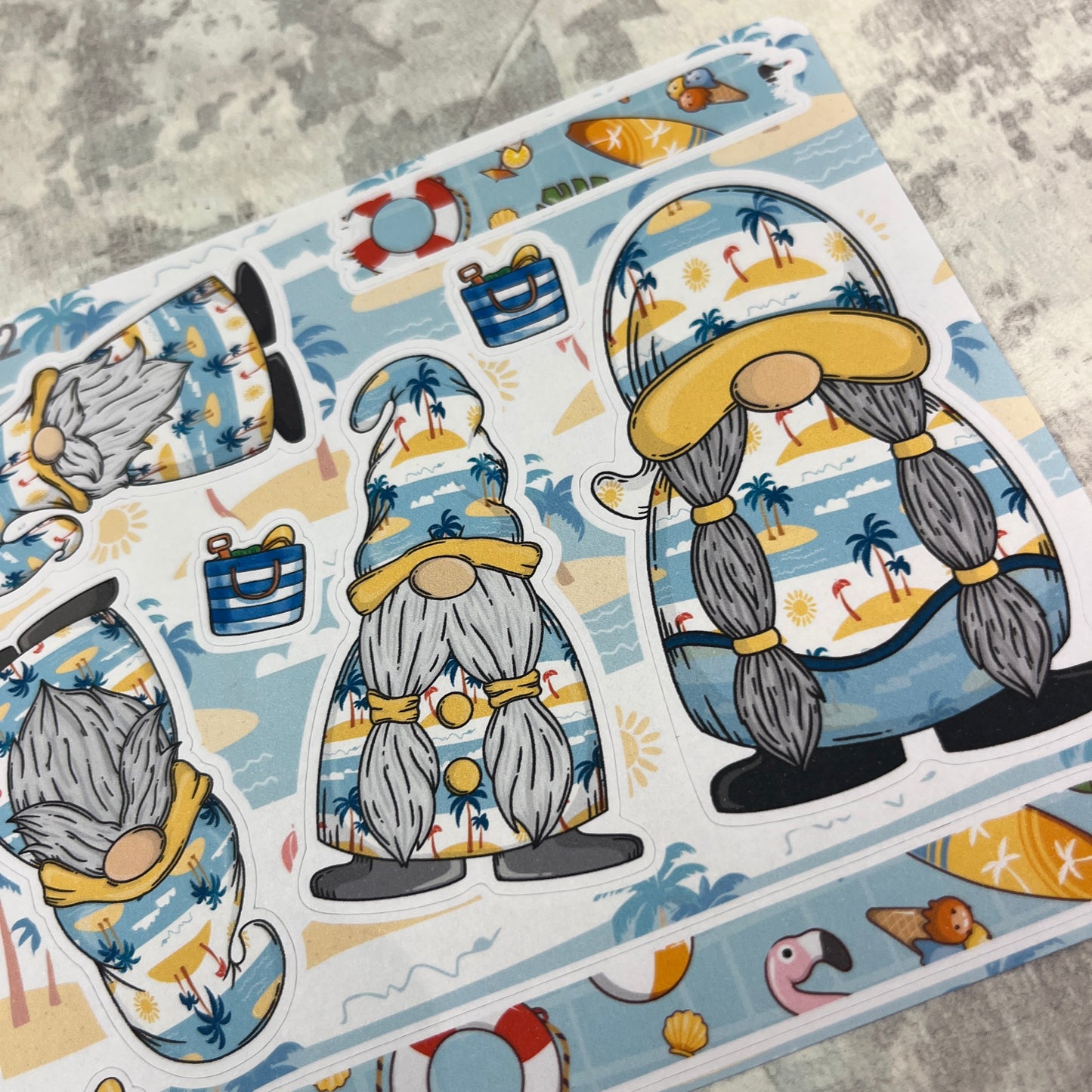 Brittany Beach Gonk Stickers (TGS0402)