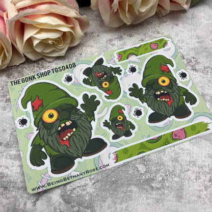 Halloween Zombie Attack Gonk Stickers (TGS0408)