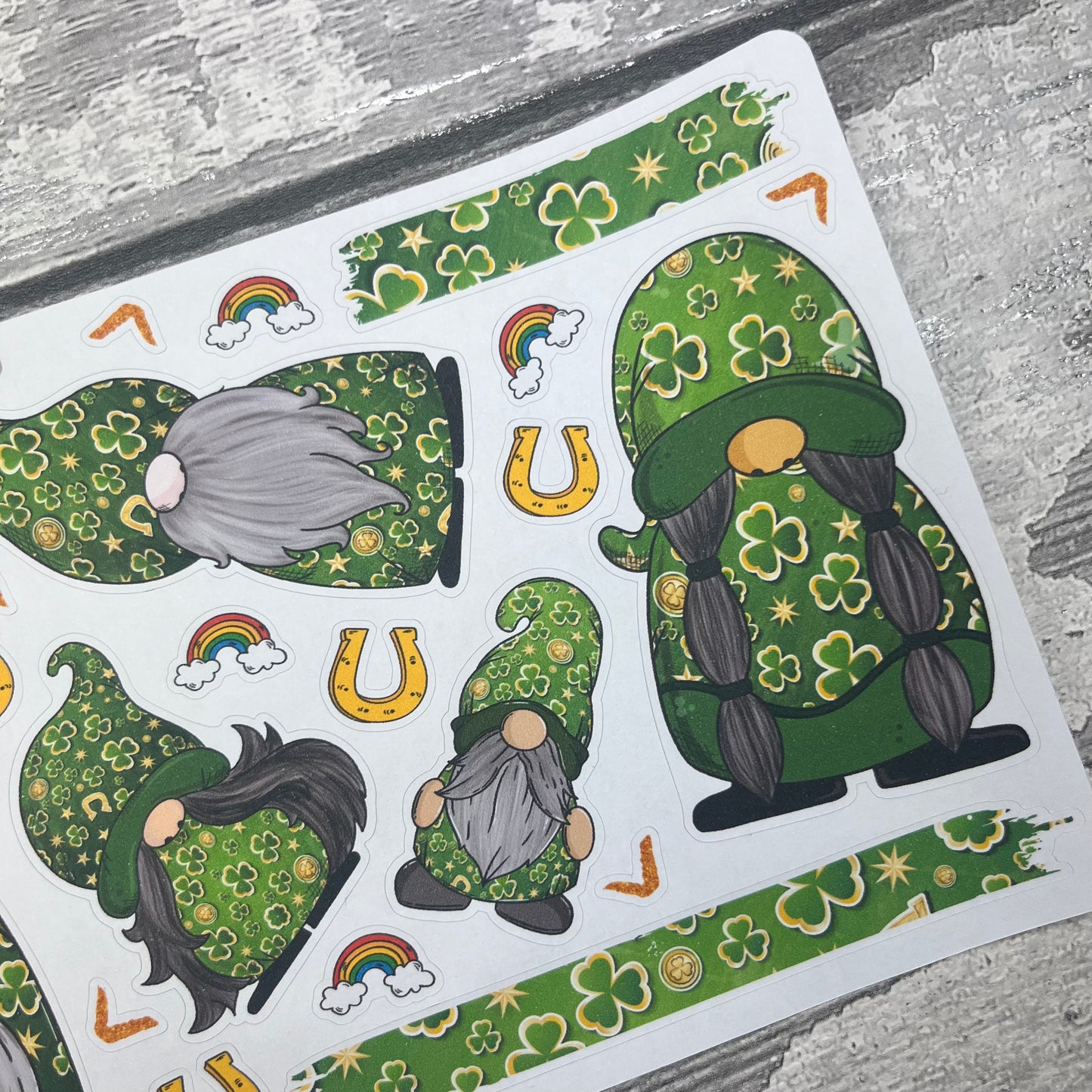 Cara-  St Patricks Day Gonk Stickers (TGS0296)