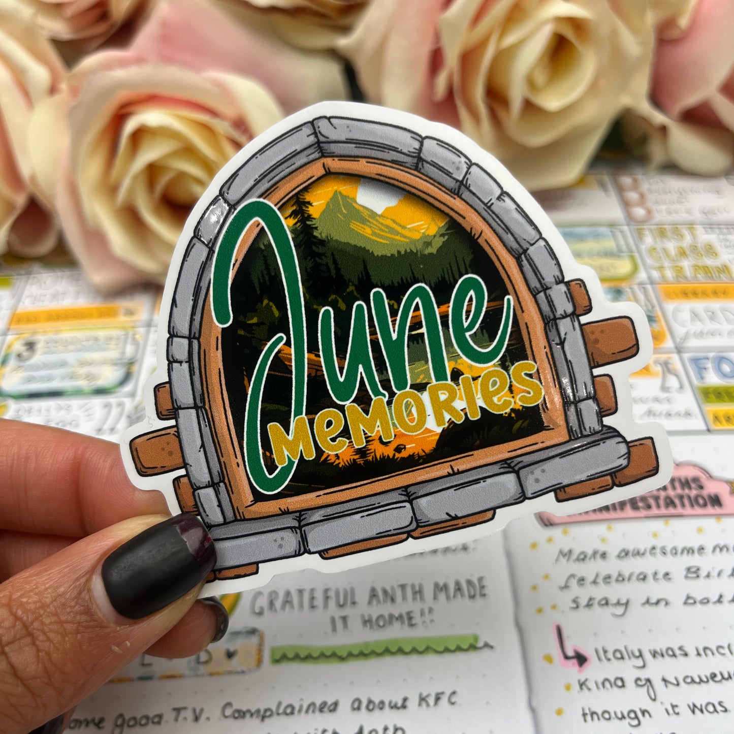 (0148) Monthly Memories - Vinyl Stickers