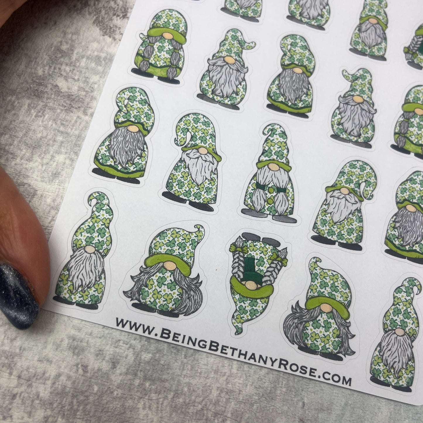 Niamh -  St.Patricks Day Gonk Character Stickers Mixed (DPD-3421)