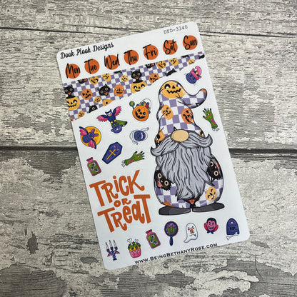 Morgana Groovy Halloween Gonk journalling planner stickers (DPD3340)