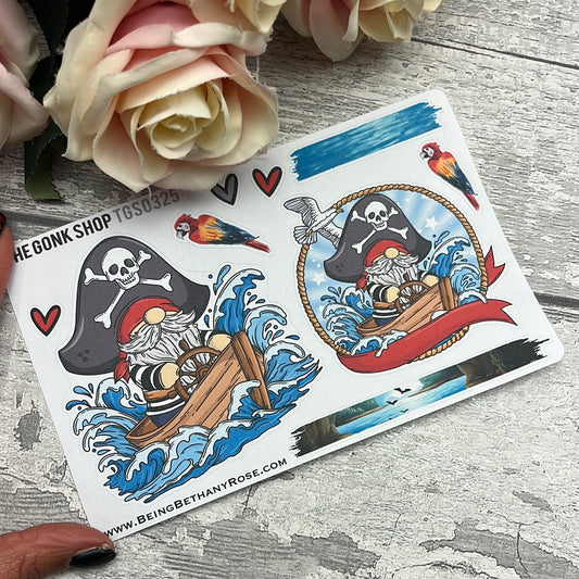 Marina Pirate Ship Gonk Stickers (TGS0325)