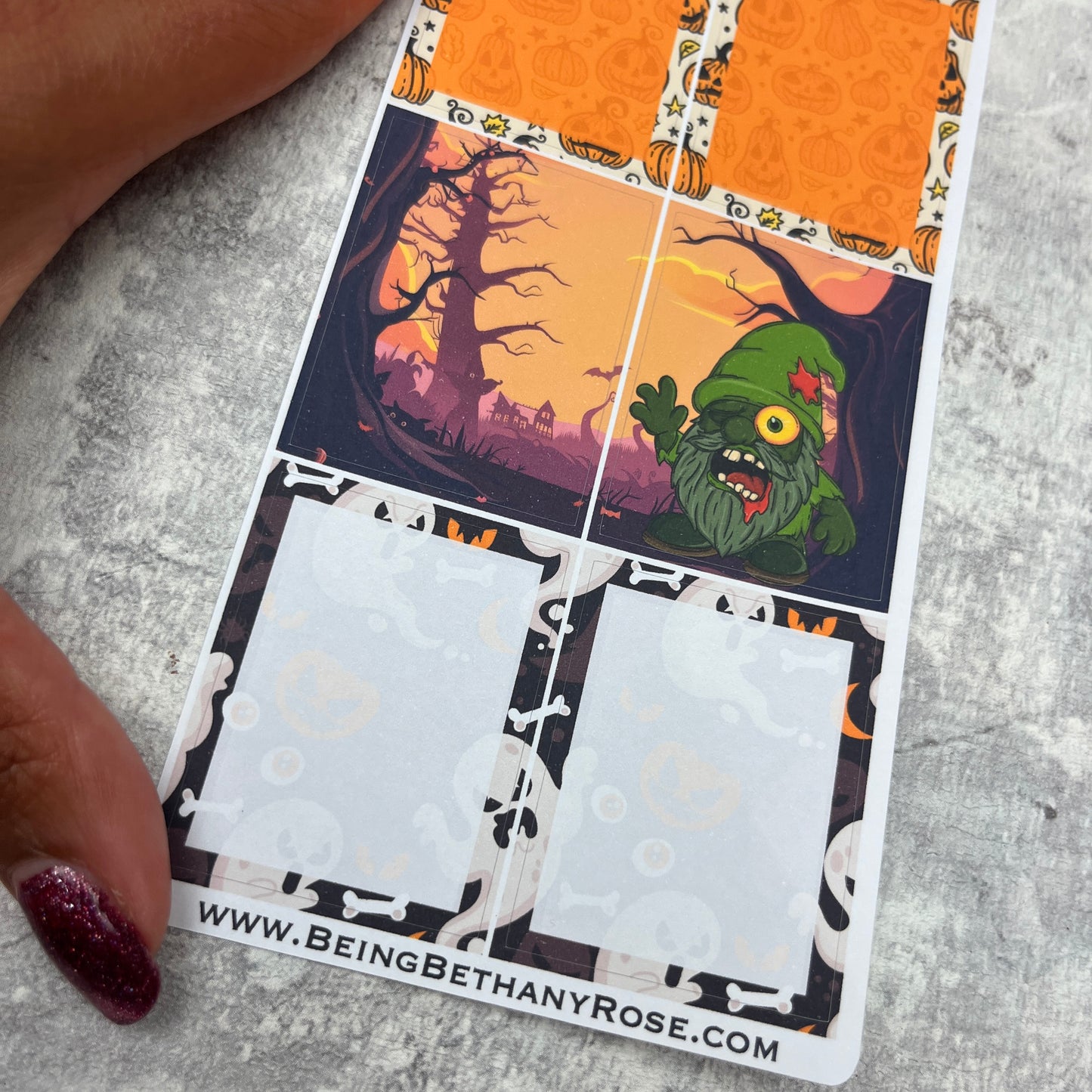 Halloween Sabrina box stickers - add ons  (BBRBOXES-0027)