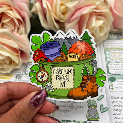 (0139) The Adventure Bucket List - vinyl sticker