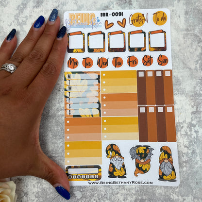 Stevie Autumn functional planner stickers (BBR-0091)
