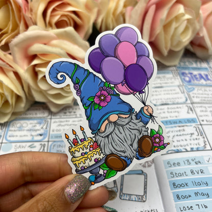 (012) Birthday Gonk - vinyl sticker