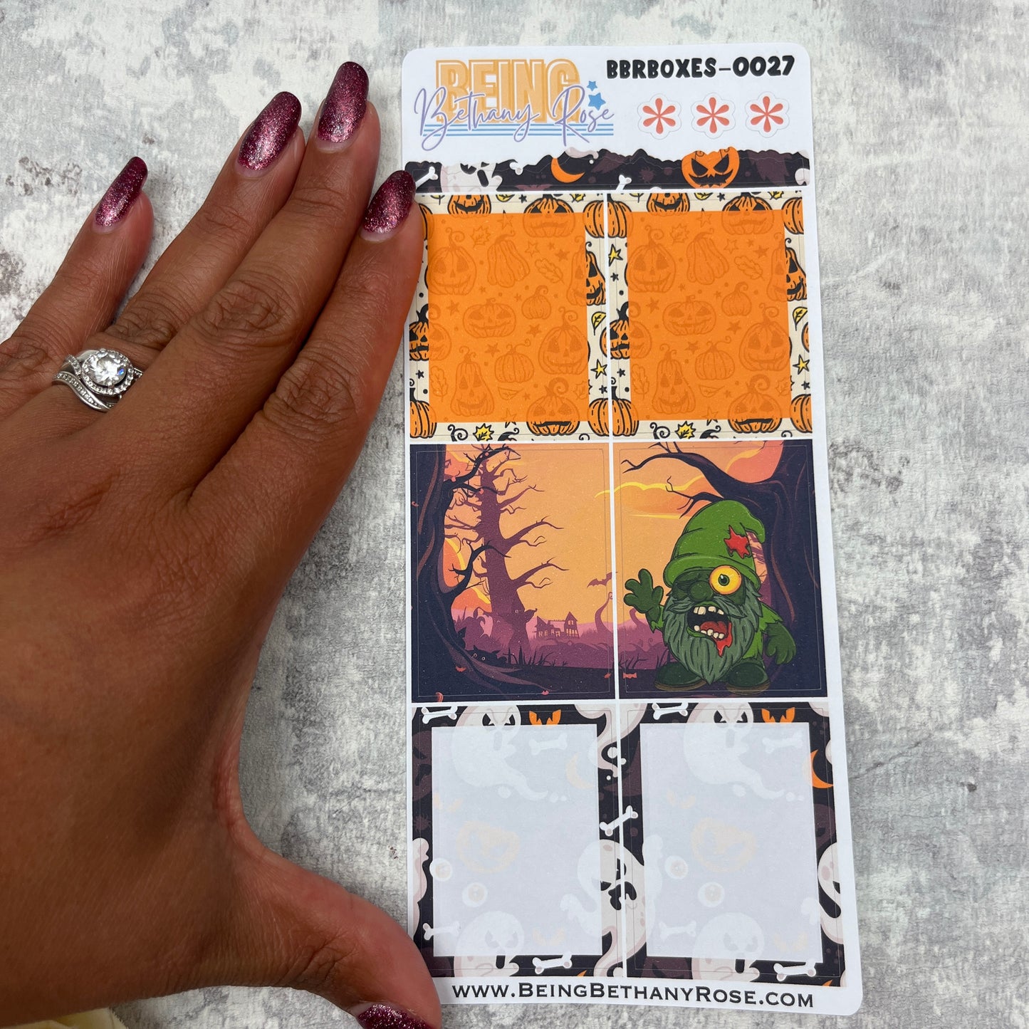 Halloween Sabrina box stickers - add ons  (BBRBOXES-0027)