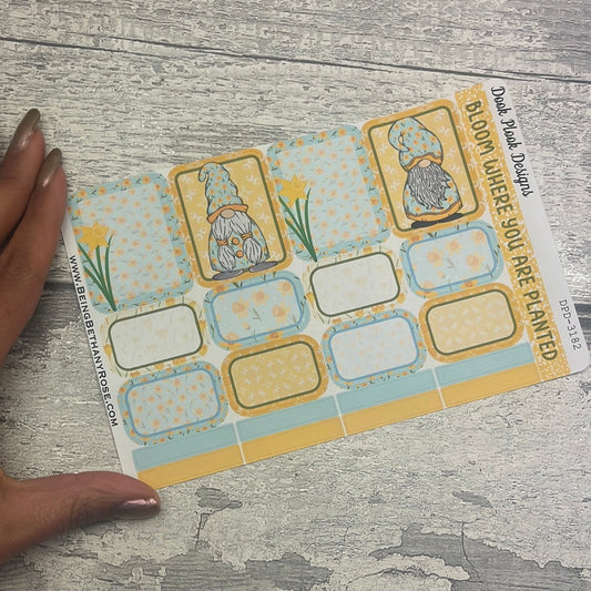 Mandy daffodil Gonk box planner stickers (DPD3182)
