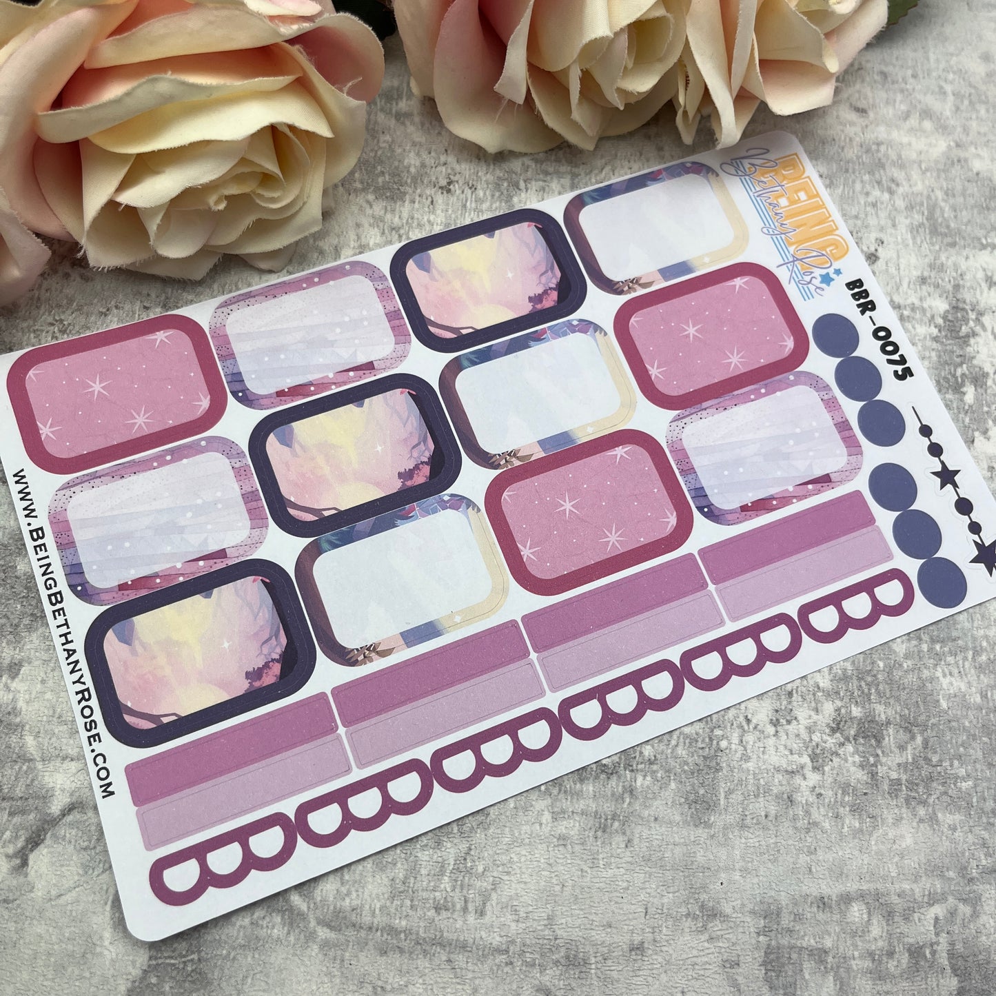 Shay Fairy Magic boxes planner stickers (BBR-0075)