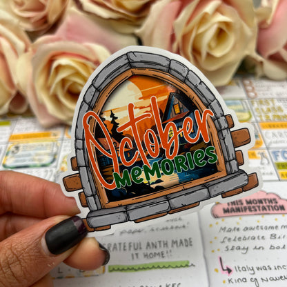 (0148) Monthly Memories - Vinyl Stickers