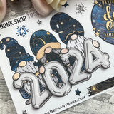 2024 Happy New Year - Gonk Stickers (TGS0283)