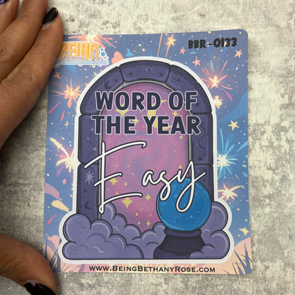 Word of the Year Mystic Door - Blank or personalised (BBR0133)