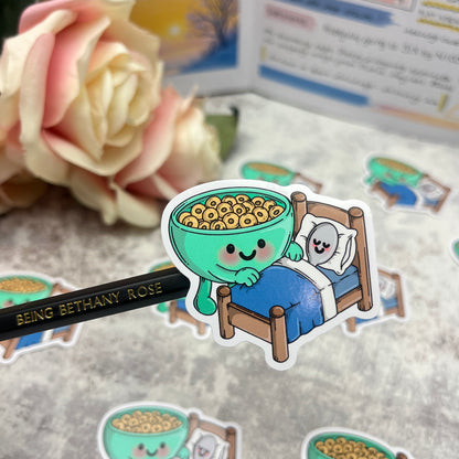 Spoons bedtime - vinyl sticker (LLU002)