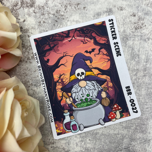 Halloween Sabrina scene sticker (BBRSCENE-0027)