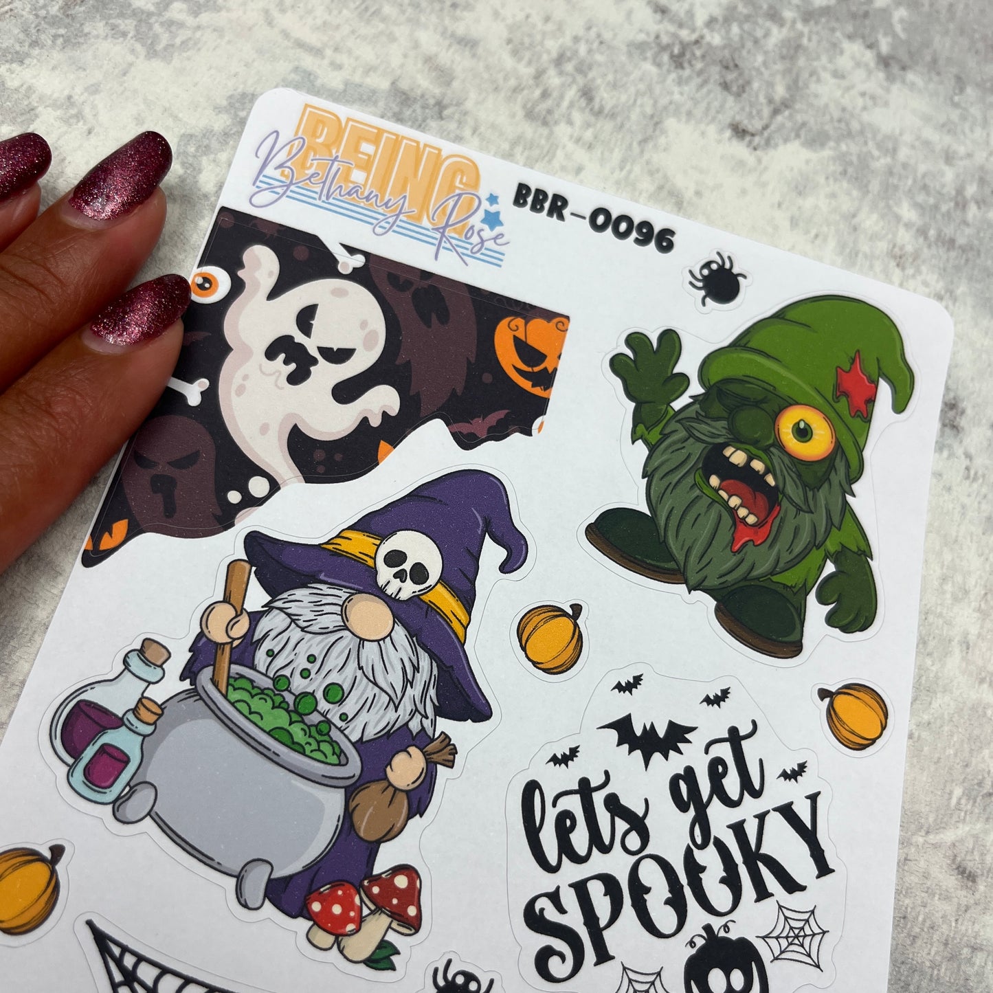 Halloween Sabrina Gonk journalling planner stickers (BBR-0096)
