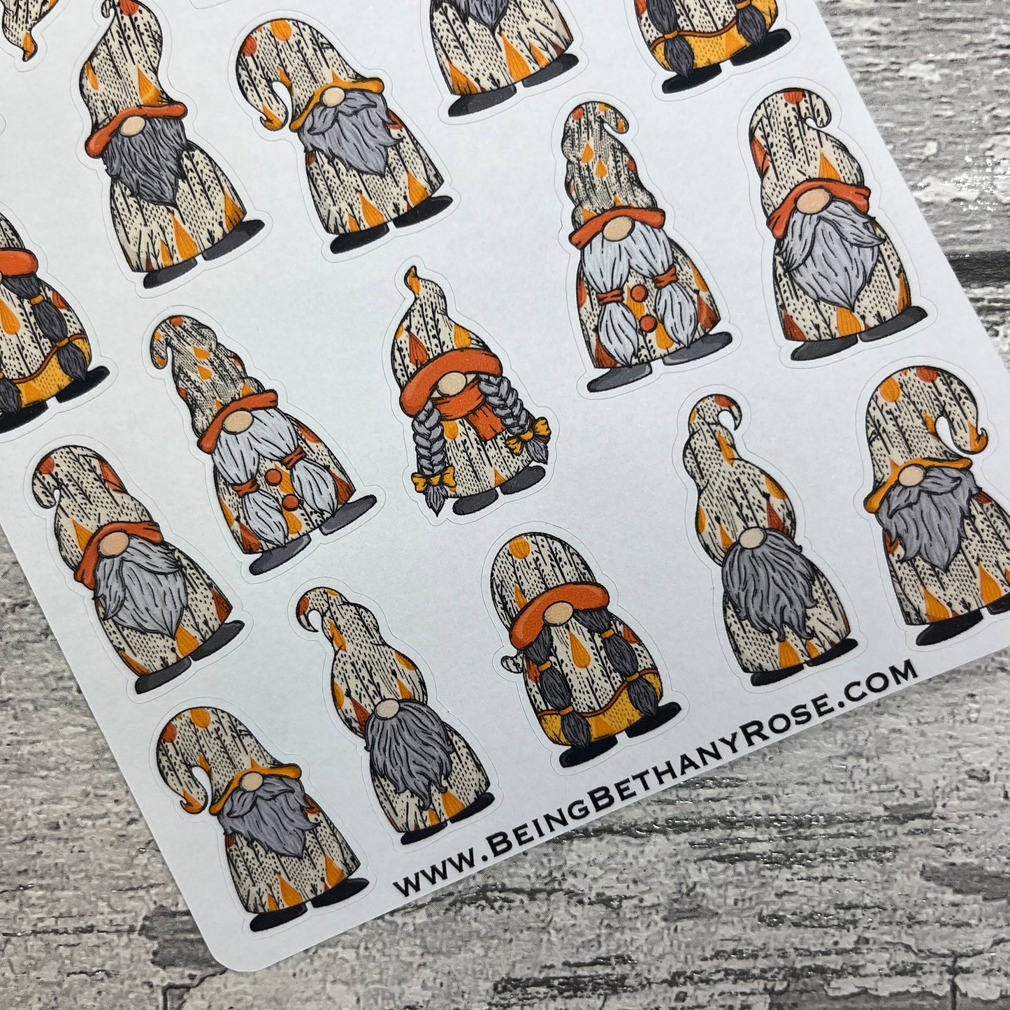 Rowan Autumn Gonk Character Stickers Mixed (DPD-3320)