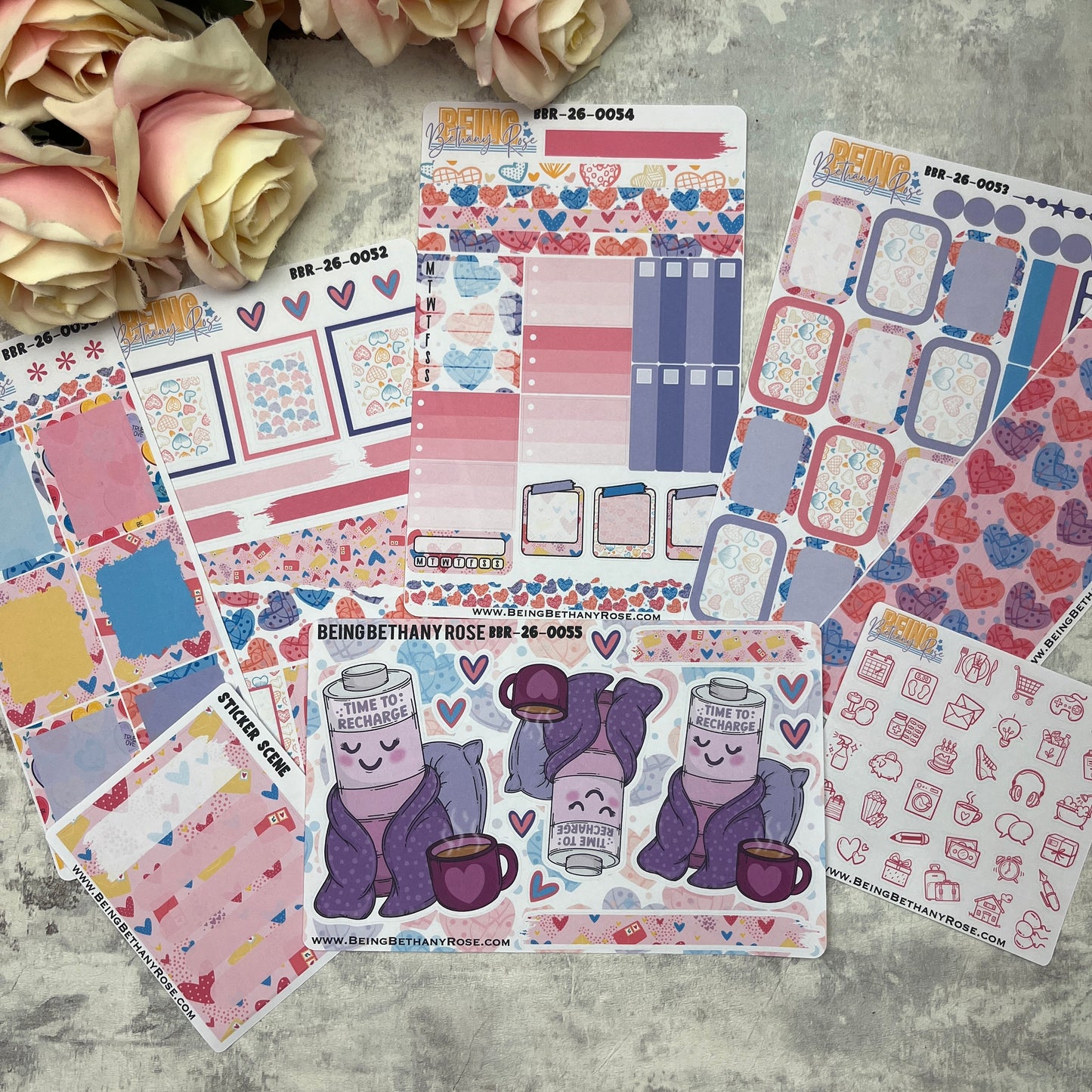 Time to recharge sticker kit (KIT26049)