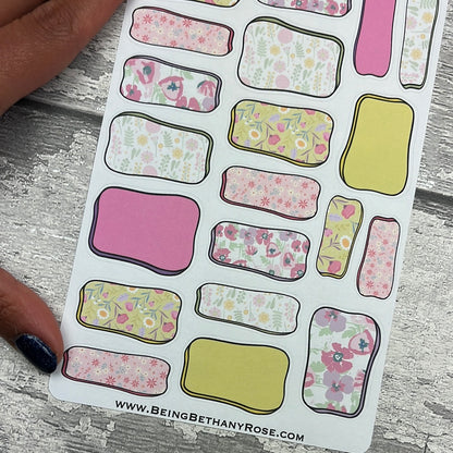 Cheryl  Hand drawn box stickers (DPD3228)