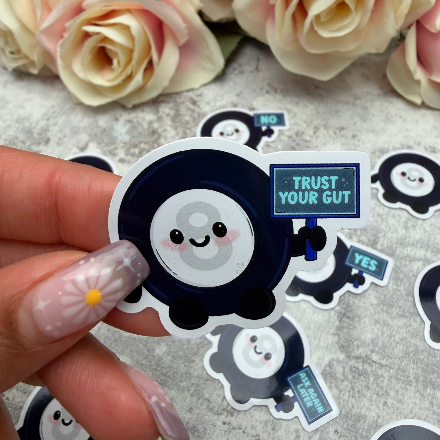 Mystic 8 ball prophecy - vinyl sticker (LLU019-30)