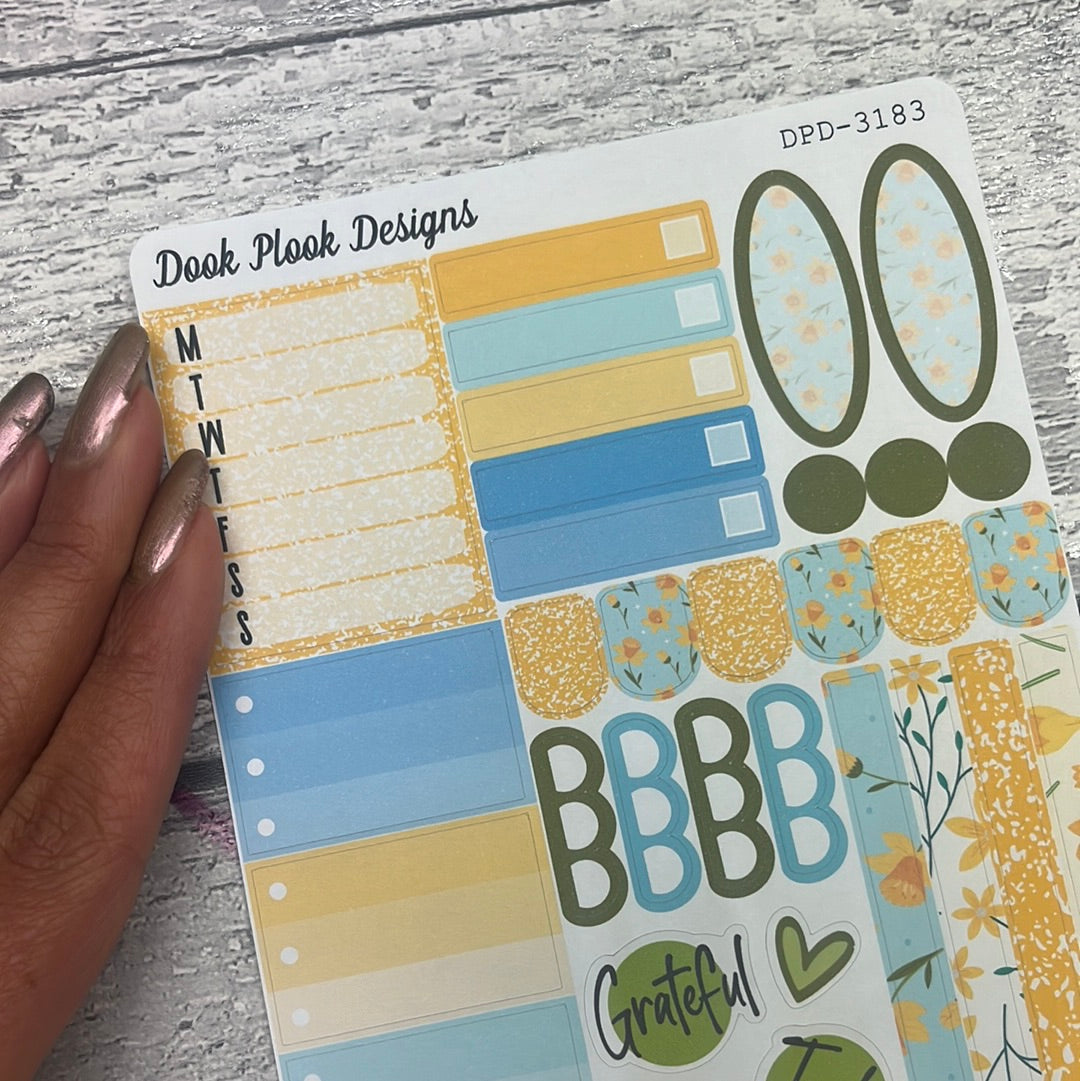 Mandy daffodil Gonk functional planner stickers (DPD3183)