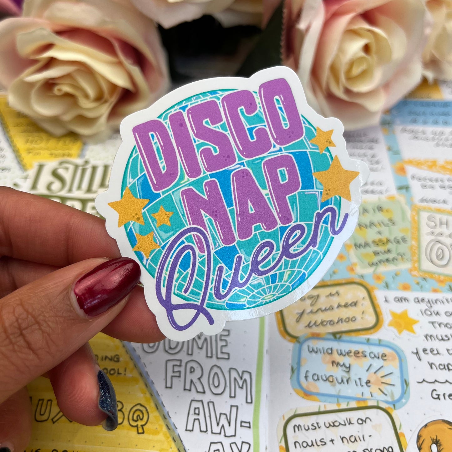 Disco Nap- vinyl sticker