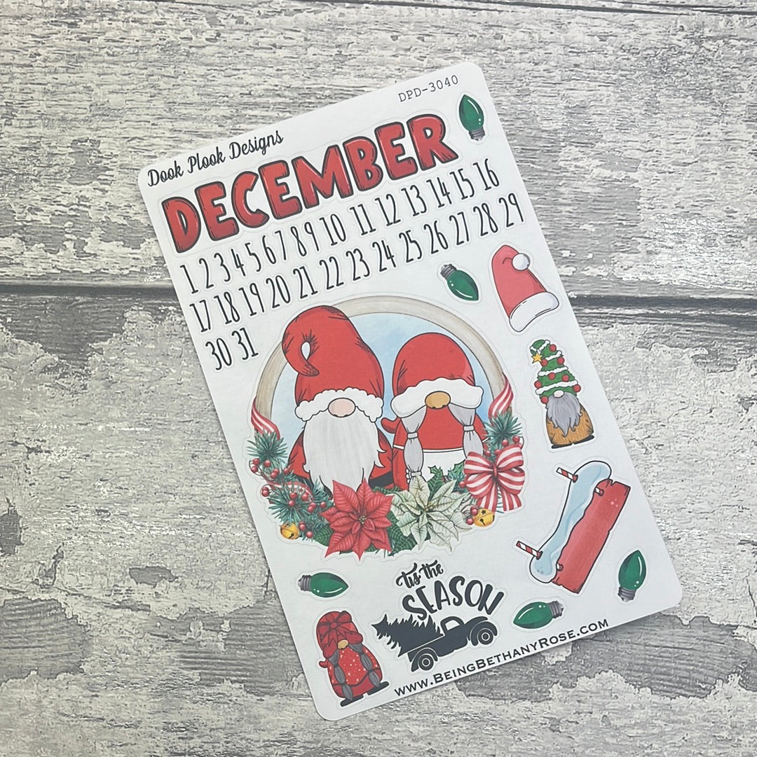 December Journal planner stickers (DPD3040)