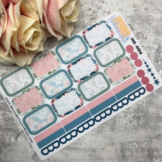 Jasmine boxes planner stickers (BBR-0014)